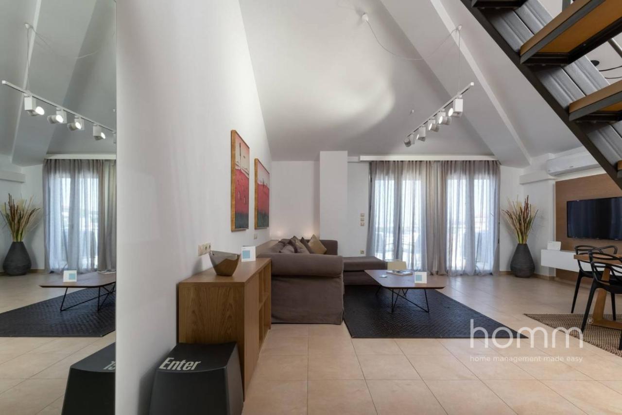 137Sqm Homm Apartment With Acropolis View 7Ppl Ateny Zewnętrze zdjęcie